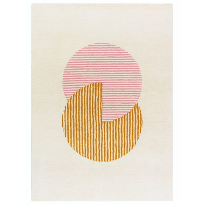 Circles ullteppe rosa - 200x300 cm - NJRD