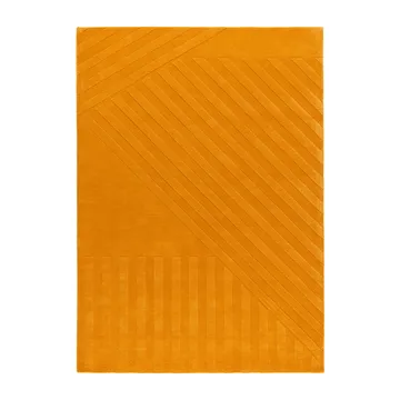 Levels Stripes ullteppe - Gul, 170x240 cm - NJRD