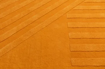 Levels Stripes ullteppe - Gul, 170x240 cm - NJRD