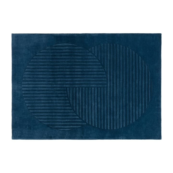 Levels ullteppe circles blå - 200 x 300 cm - NJRD