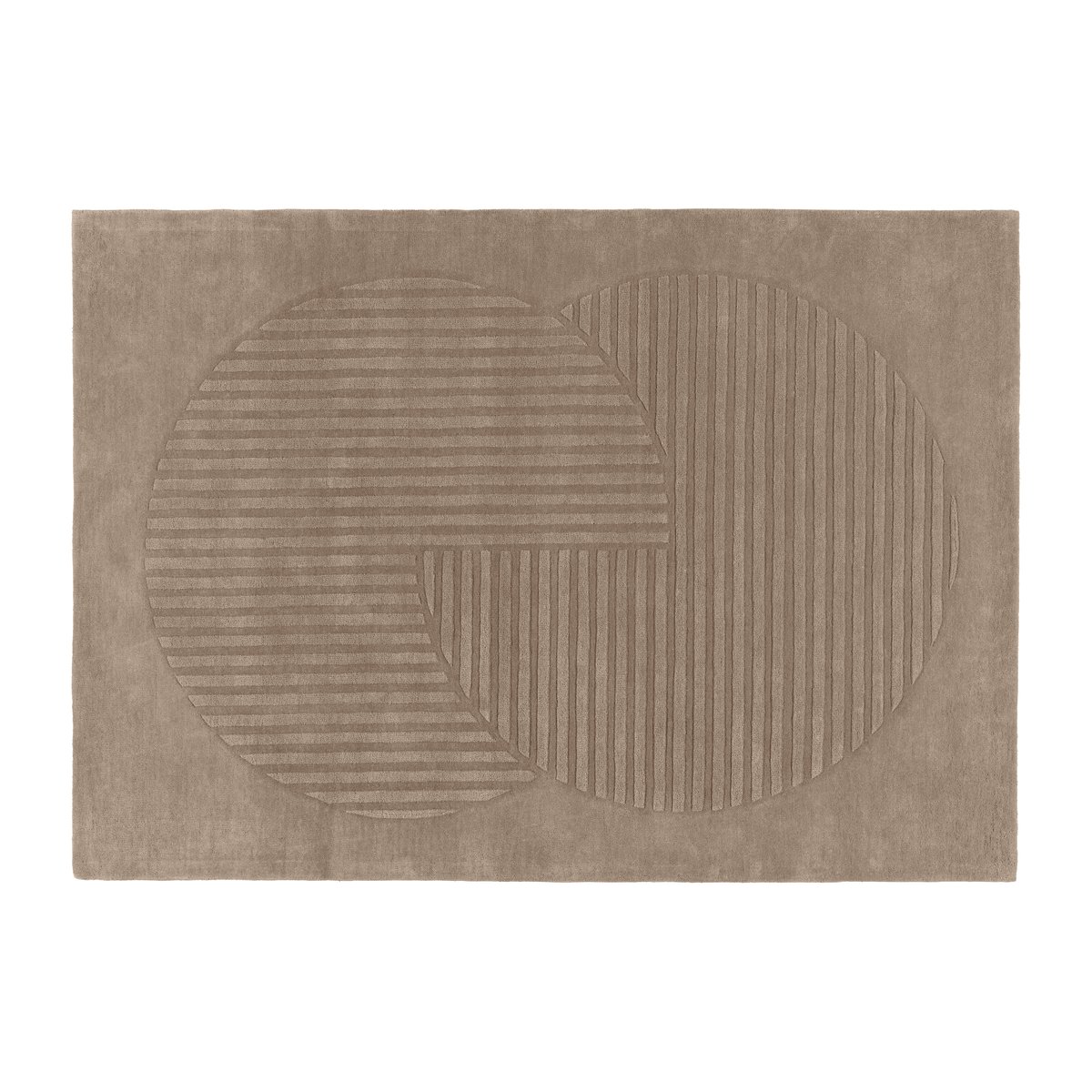 Bilde av NJRD Levels ullteppe circles mole 170 x 240 cm