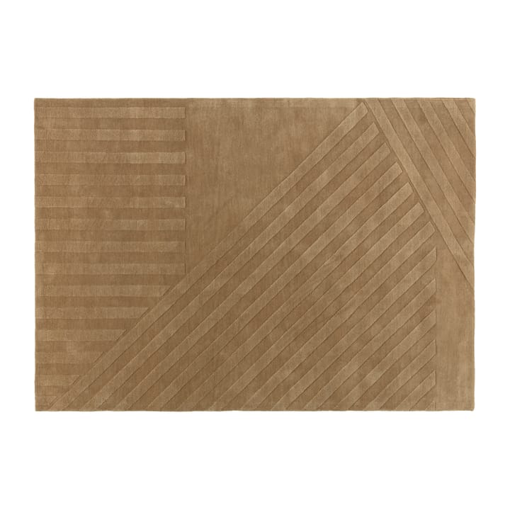 Levels ullteppe stripes beige - 200 x 300 cm - NJRD