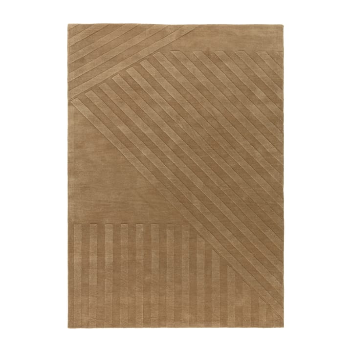 Levels ullteppe stripes beige - 200 x 300 cm - NJRD