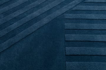 Levels ullteppe stripes blå - 170 x 240 cm - NJRD