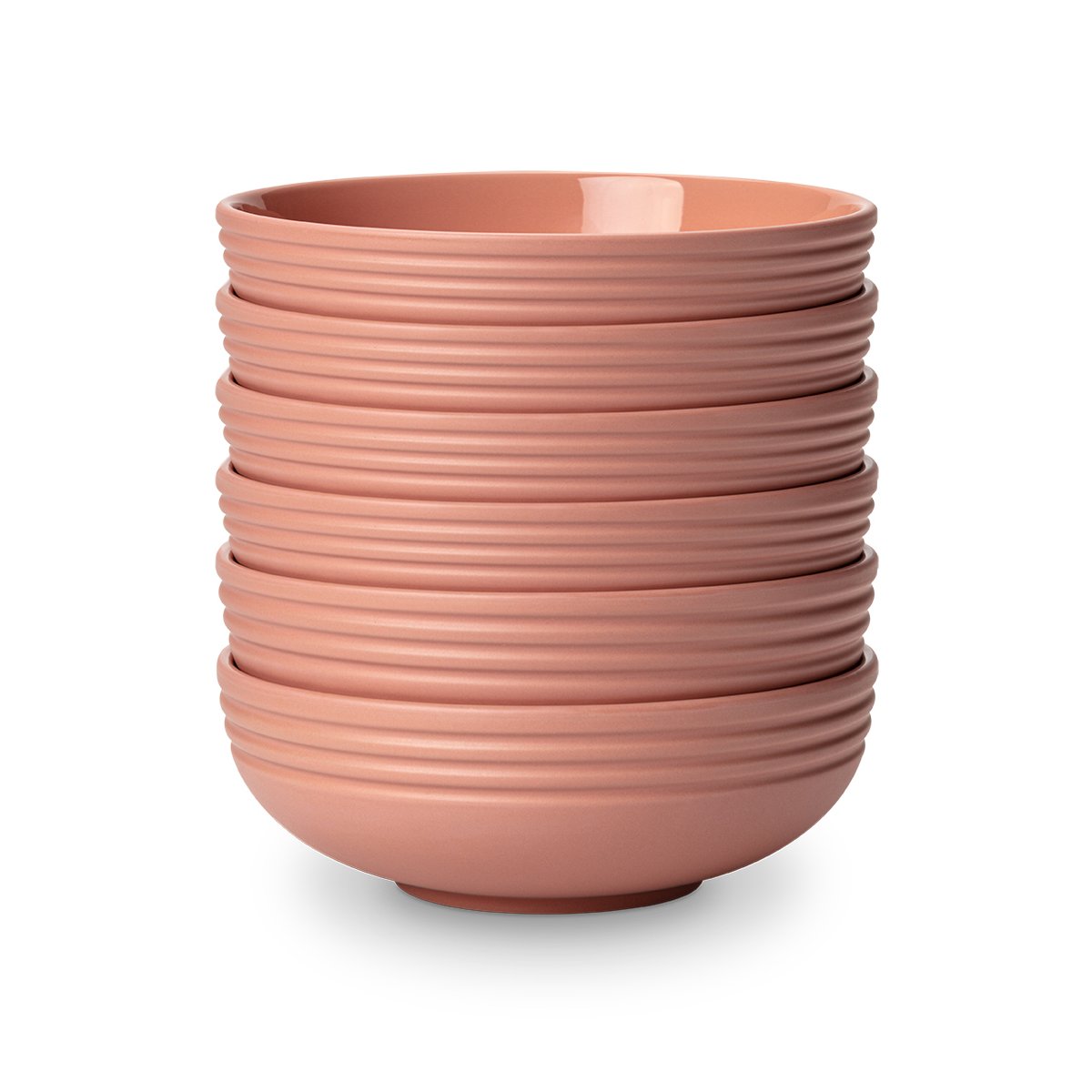 NJRD Lines skål Ø16 cm 6-stk. Rosa