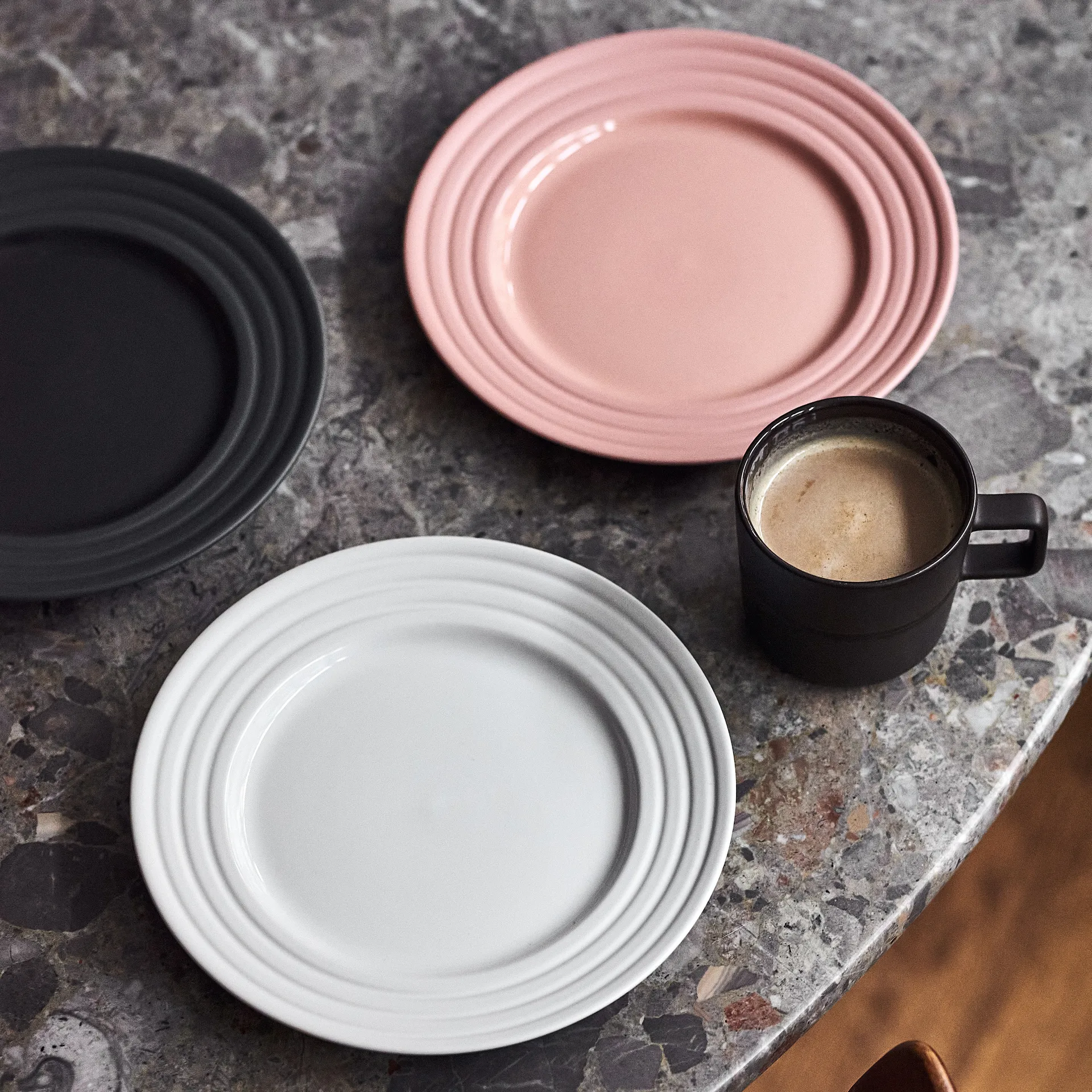 Lines tallerken Ø21 cm, Hvit NJRD