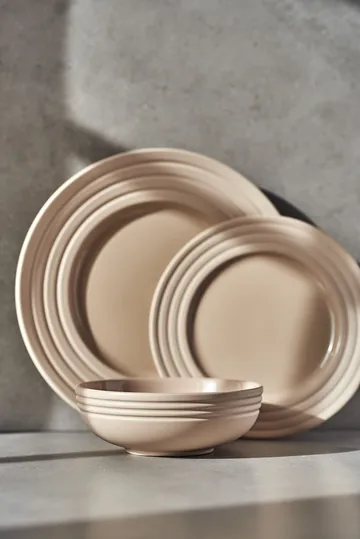 Lines tallerken Ø27 cm - Beige - NJRD