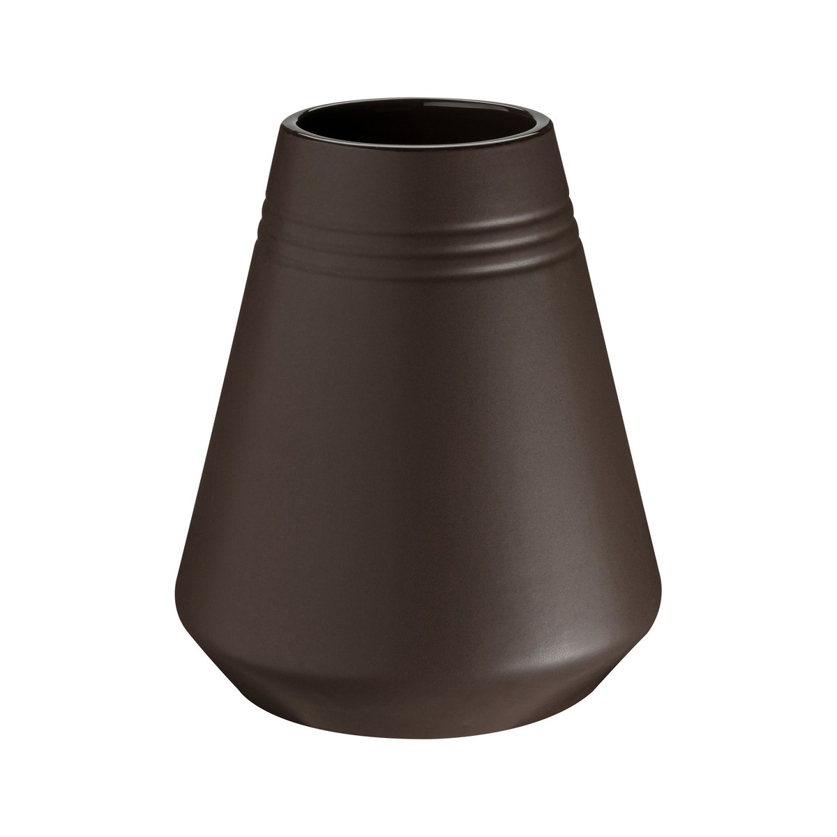 Bilde av NJRD LInes vase 18 cm Brun