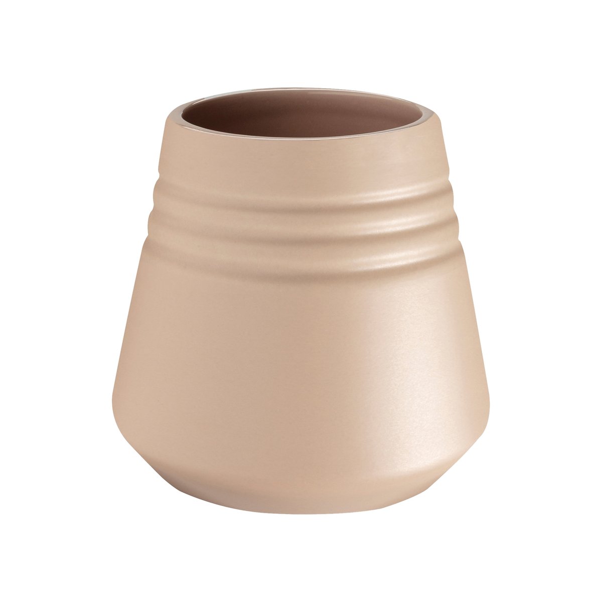 Bilde av NJRD Lines vase 8 cm Beige