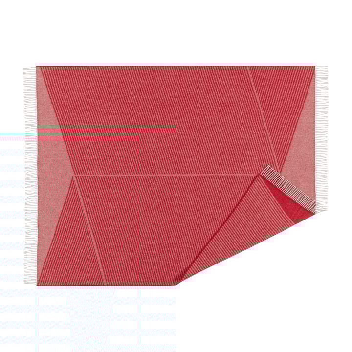 Rectangles ullpledd seasonal edition 130 x 185 cm - Rød - NJRD