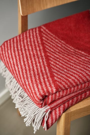 Rectangles ullpledd seasonal edition 130 x 185 cm - Rød - NJRD