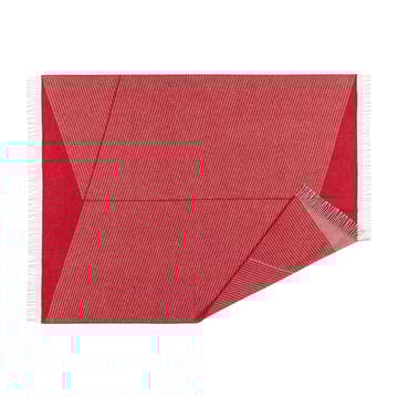 Rectangles ullpledd seasonal edition 130 x 185 cm - Rød - NJRD