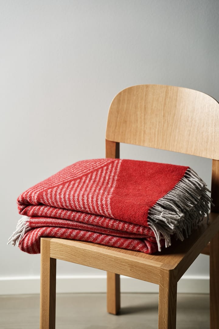 Rectangles ullpledd seasonal edition 130 x 185 cm, Rød NJRD
