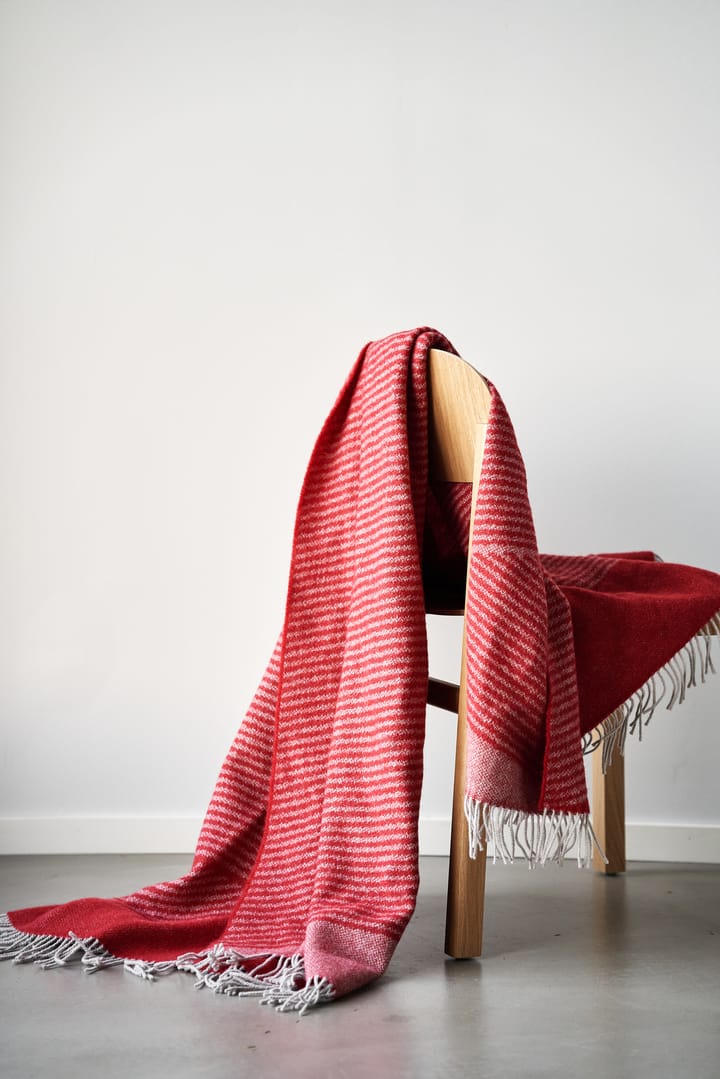 Rectangles ullpledd seasonal edition 130 x 185 cm, Rød NJRD