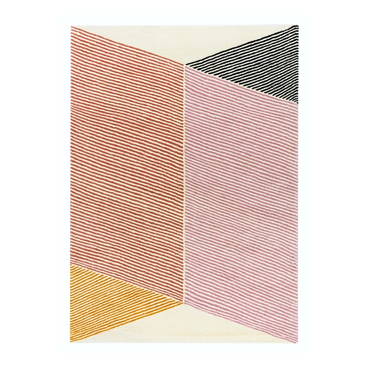 Rectangles ullteppe rosa - 170x240 cm - NJRD