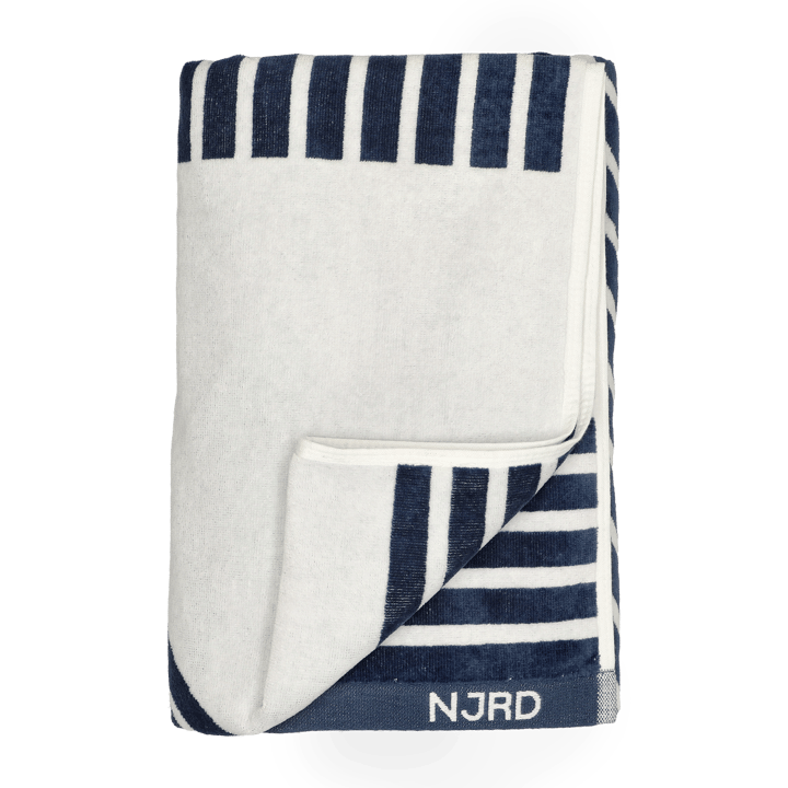 Stripes badehåndkle 100 x 150 cm - Blå - NJRD