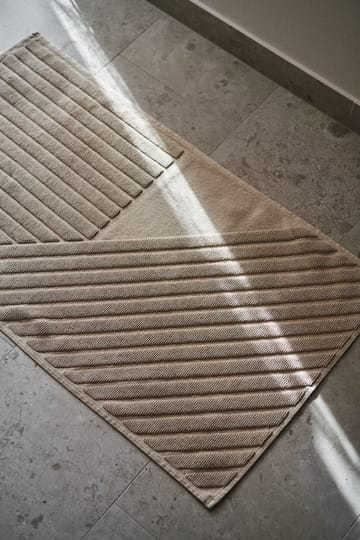 Stripes baderomsmatte 50 x 90 cm  - Beige - NJRD