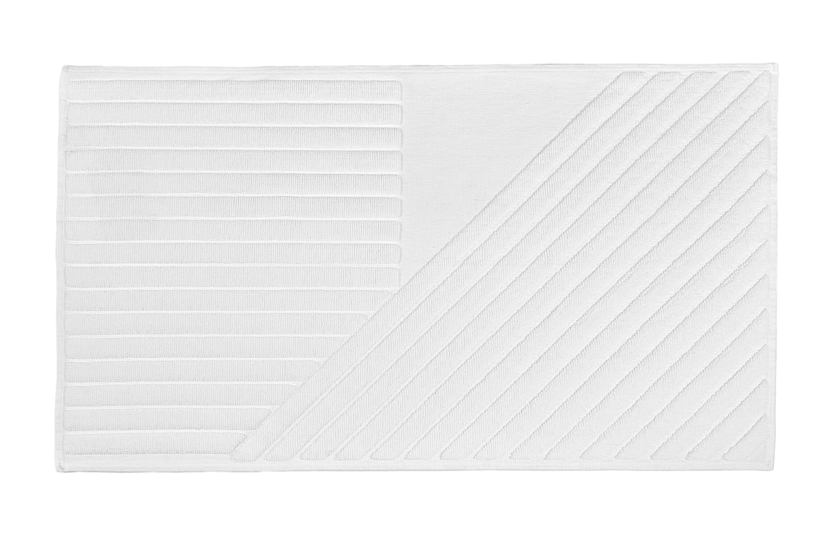 Bilde av NJRD Stripes baderomsmatte 50 x 90 cm Hvit