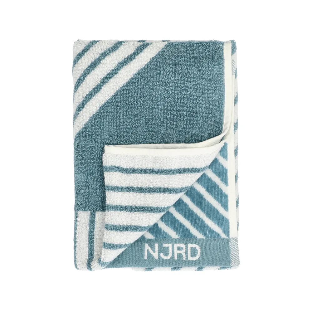 Stripes håndkle 50 x 70 cm Special Edition 2022, Turkis NJRD