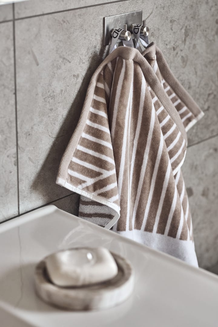 Stripes håndkle 50x70 cm, Beige NJRD
