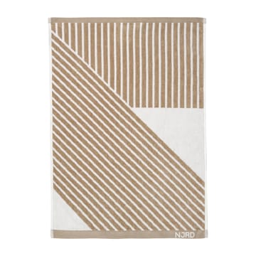 Stripes håndkle 50x70 cm - Beige - NJRD