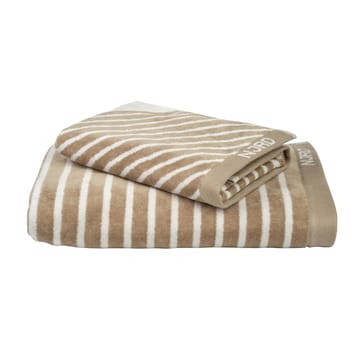 Stripes håndkle 50x70 cm - Beige - NJRD