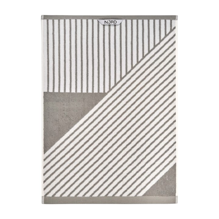 Stripes håndkle 50x70 cm - Grå - NJRD