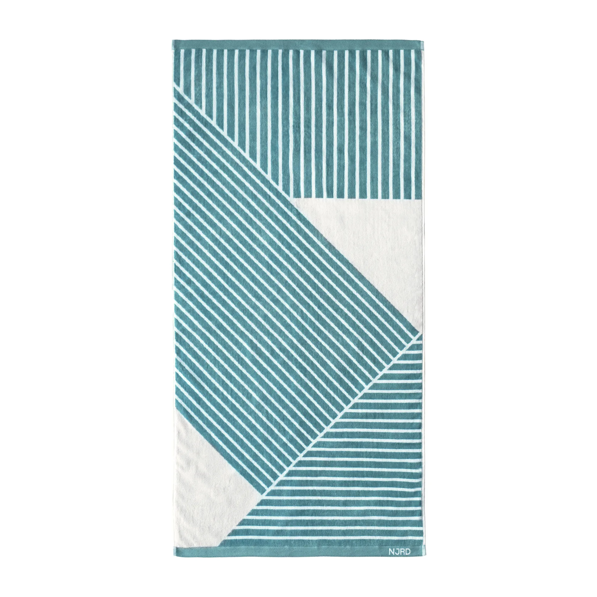 Stripes håndkle 70 x 140 cm Special Edition 2022, Turkis NJRD