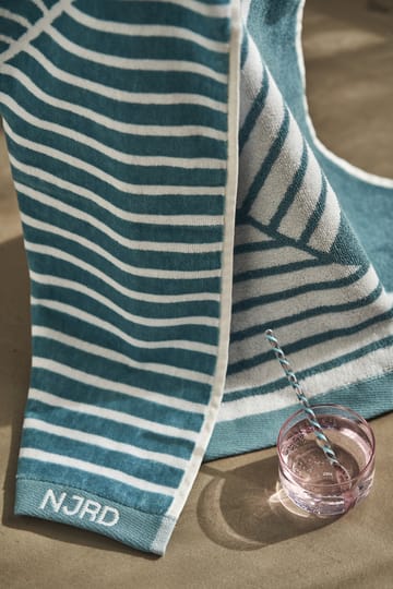 Stripes håndkle 70 x 140 cm Special Edition 2022 - Turkis - NJRD