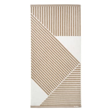 Stripes håndkle 70x140 cm - Beige - NJRD