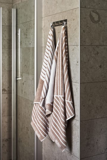 Stripes håndkle 70x140 cm - Beige - NJRD