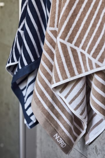 Stripes håndkle 70x140 cm - Beige - NJRD