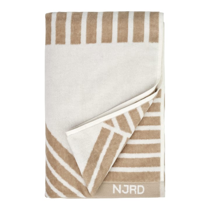 Stripes håndkle 70x140 cm - Beige - NJRD