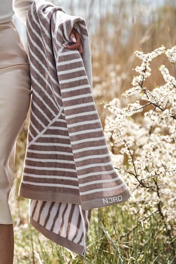 Stripes håndkle 70x140 cm - Beige - NJRD