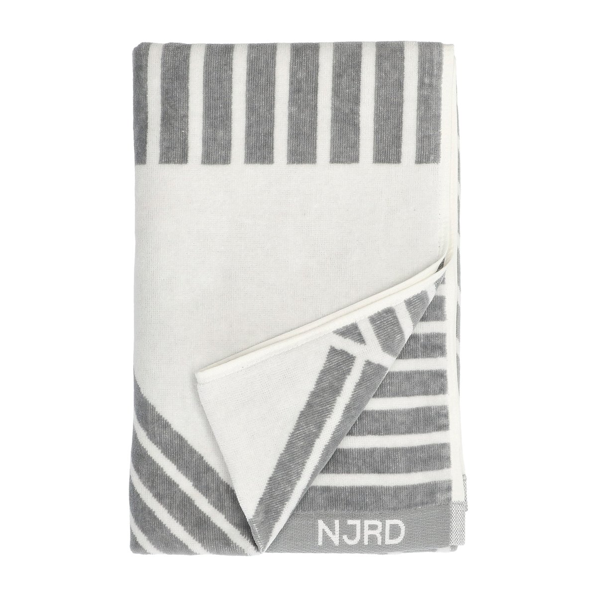 Bilde av NJRD Stripes håndkle 70x140 cm Grå