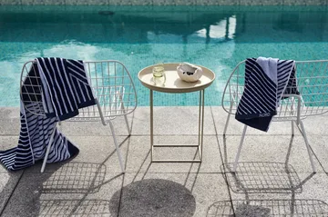 Stripes håndklesett 4 deler - Blå - undefined - NJRD