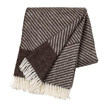 Stripes ullpledd 130 x 185 cm - Brun - NJRD
