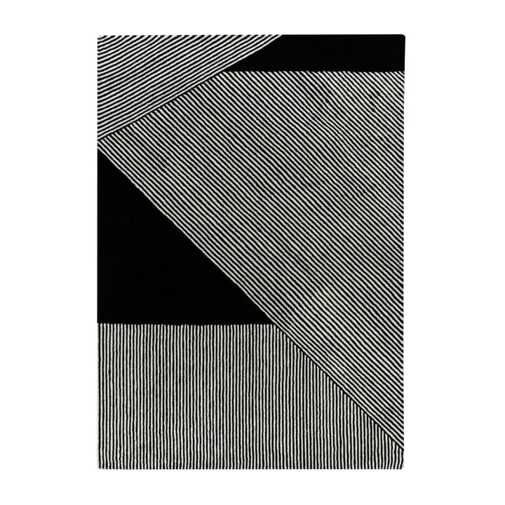 Stripes ullteppe svart - 170x240 cm - NJRD