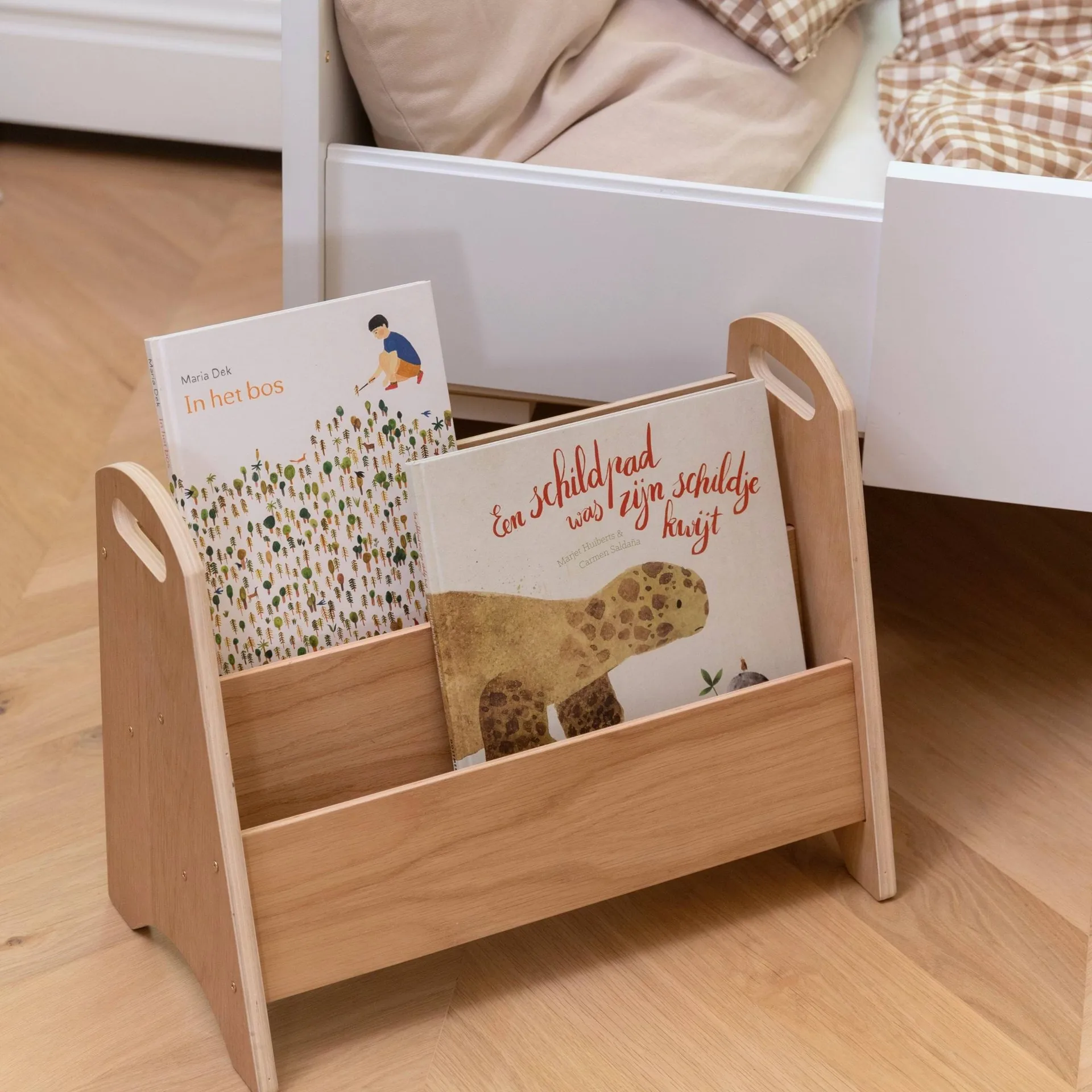 Book Holder bokhylle for barn, Eik Nofred