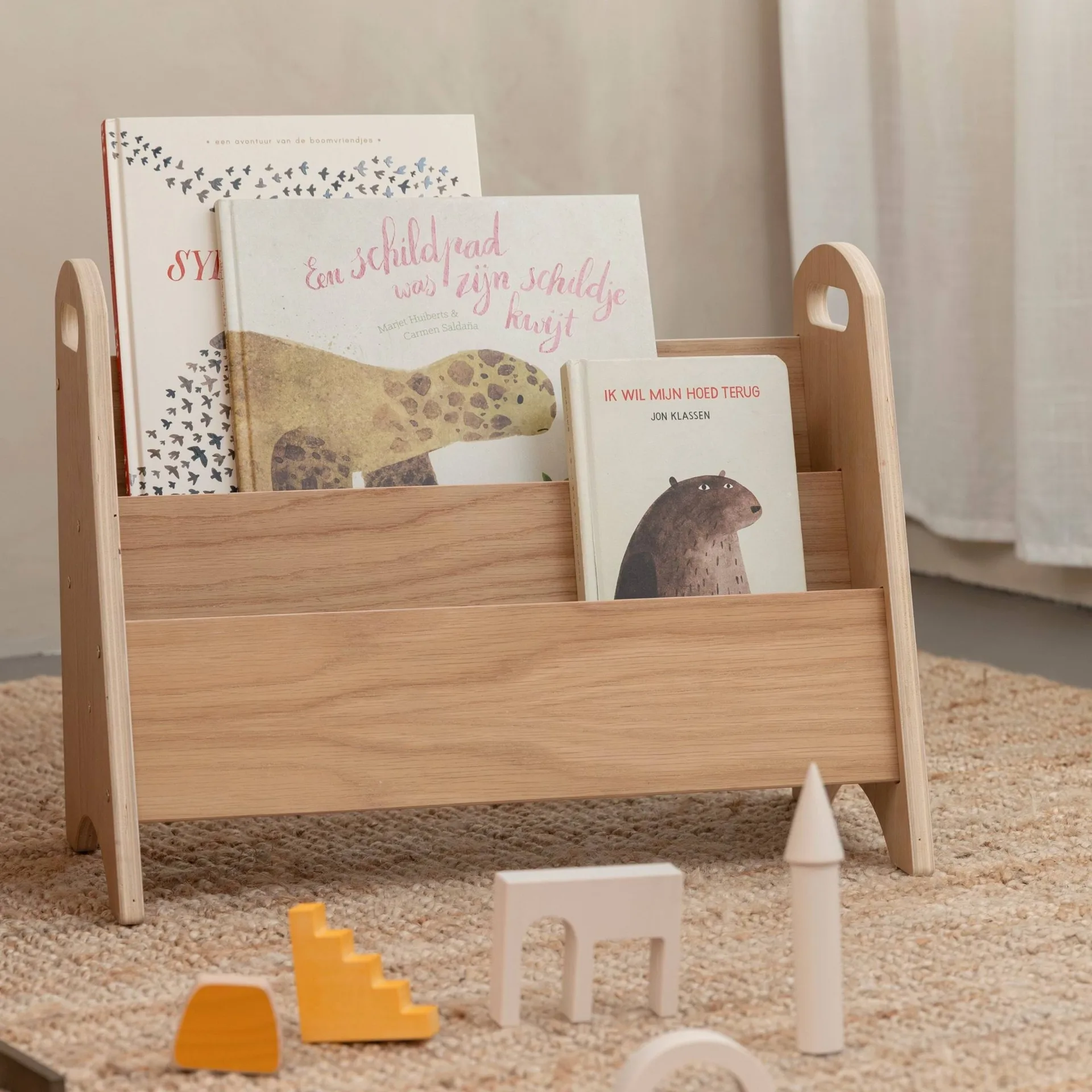Book Holder bokhylle for barn, Eik Nofred