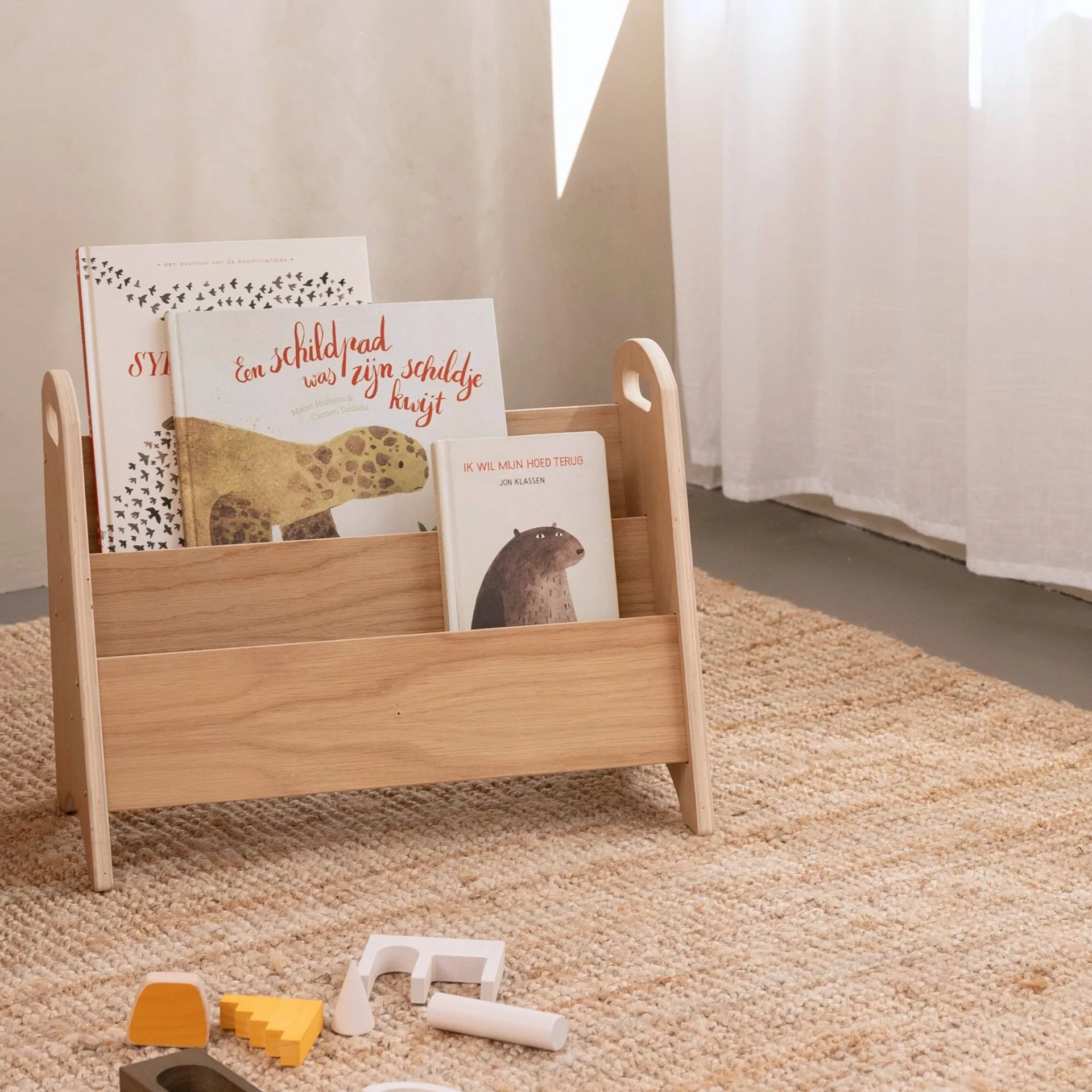 Book Holder bokhylle for barn, Eik Nofred