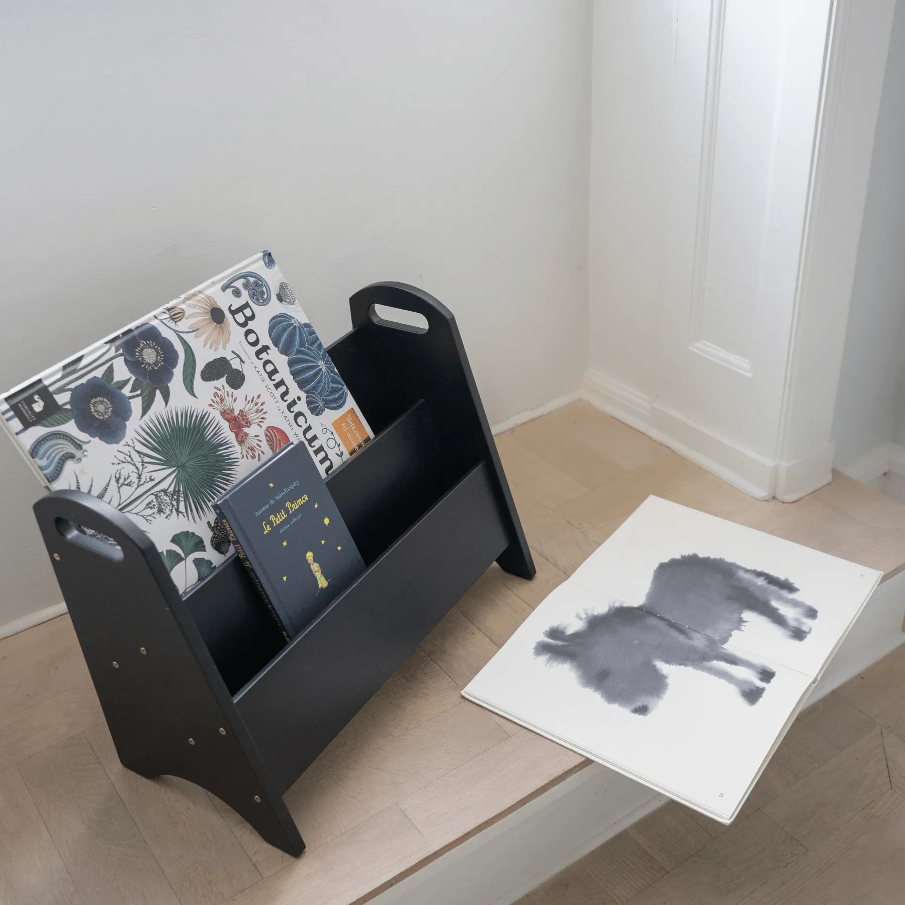 Book Holder bokhylle for barn, Svart Nofred
