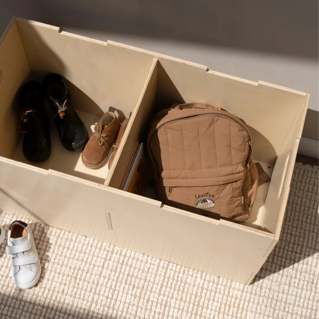 Cube Long oppbevaringsboks, Bjørk Nofred