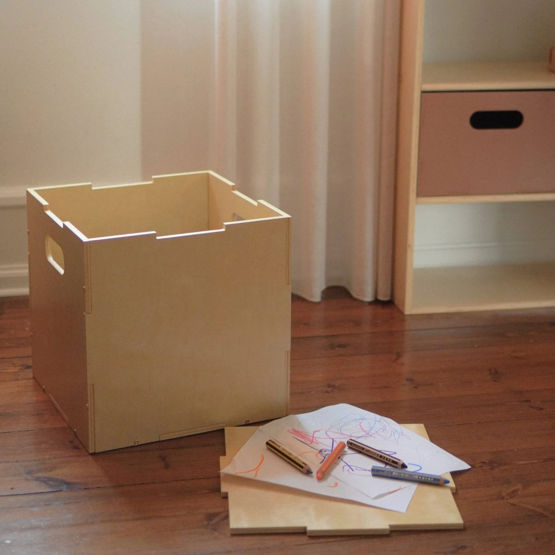 Cube Storage oppbevaringsboks, Bjørk Nofred