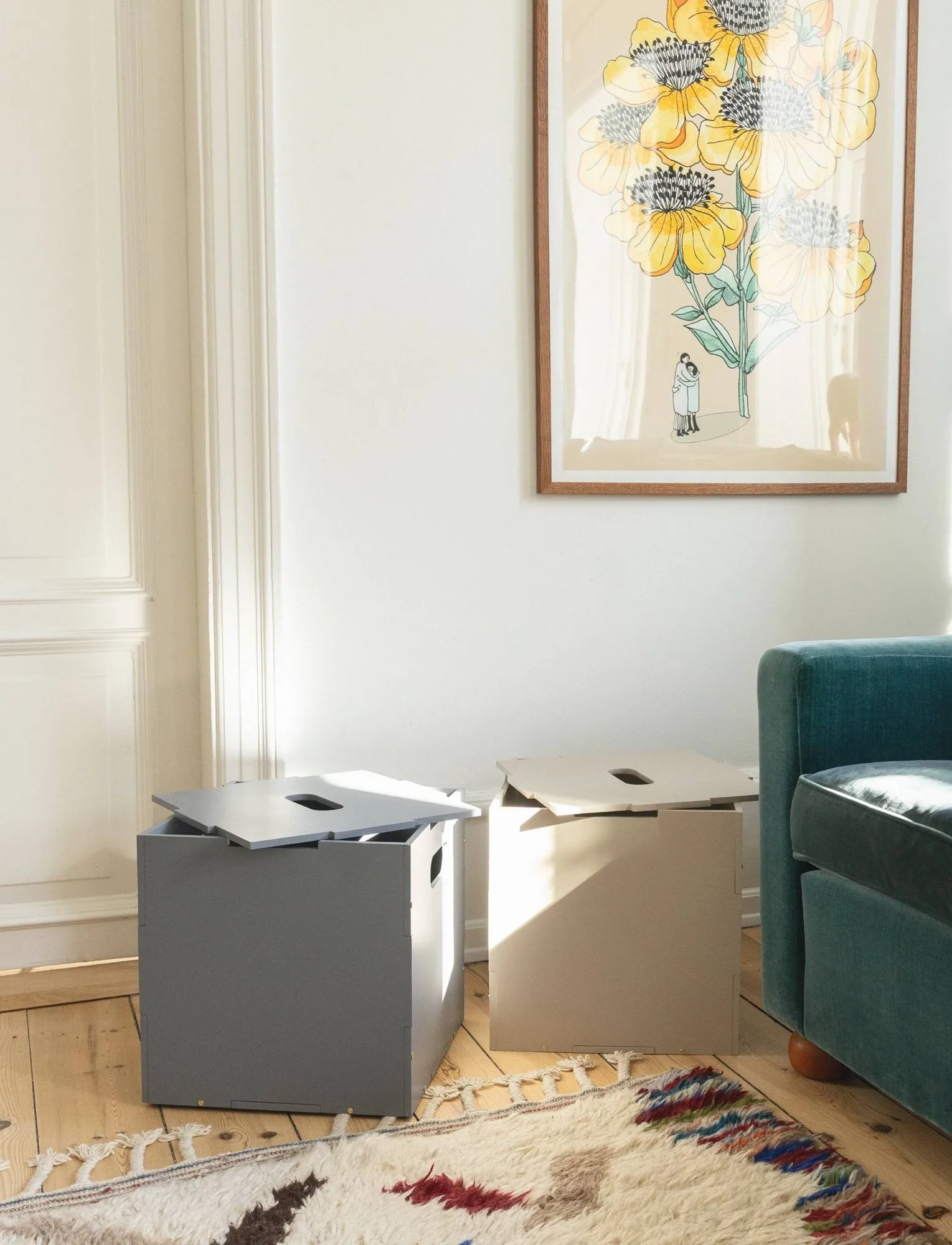 Cube Storage oppbevaringsboks, Olivengrønn Nofred