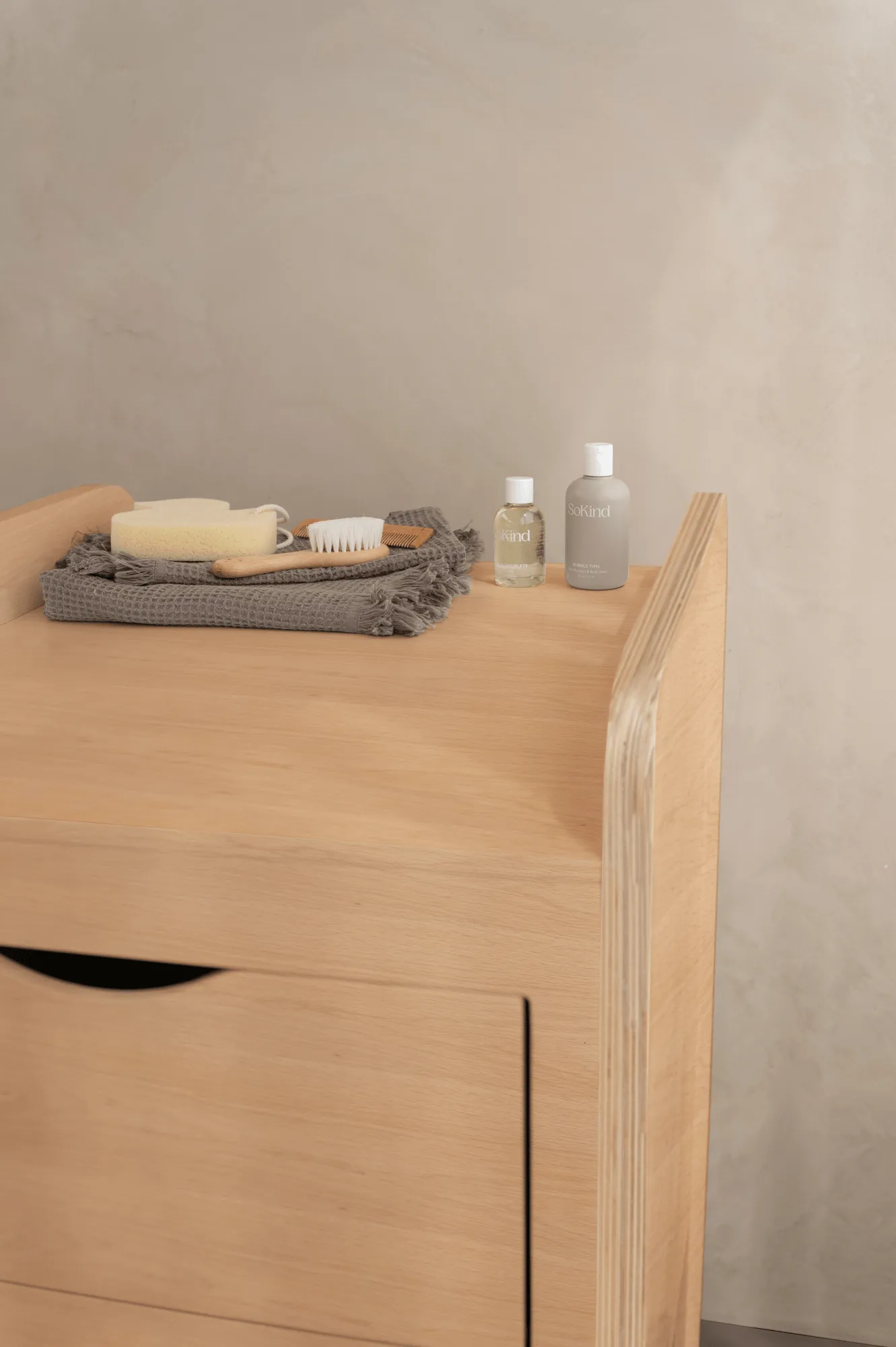 Form stellebord 65,4x56x95 cm, Eik Nofred
