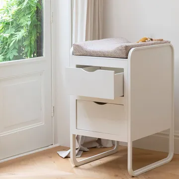 Form stellebord 65,4x56x95 cm - Hvit - Nofred