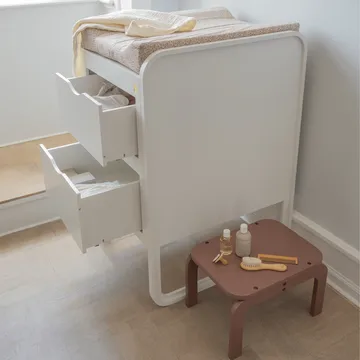 Form stellebord 65,4x56x95 cm - Hvit - Nofred