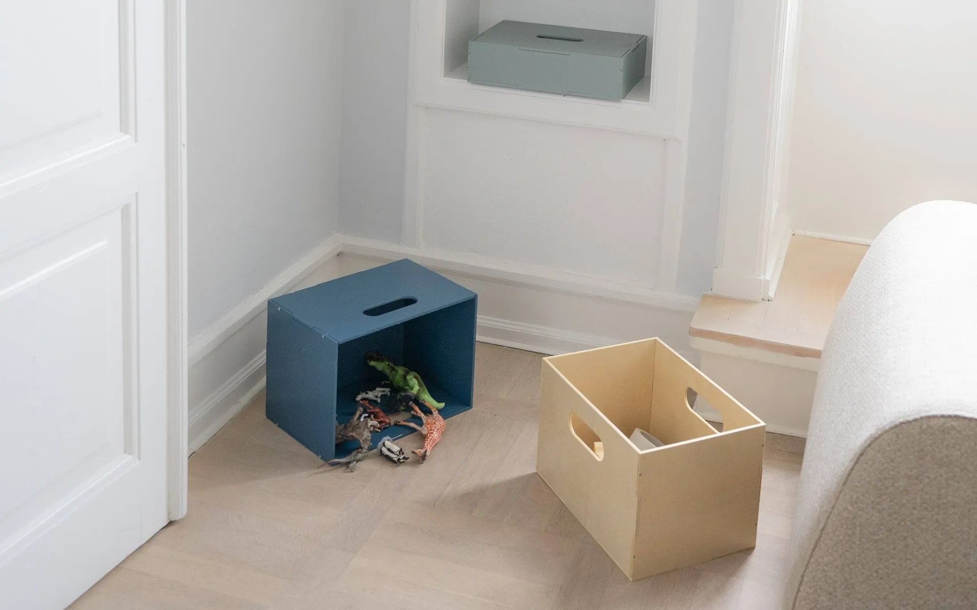 Kiddo Box oppbevaringsboks, Blå Nofred