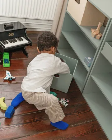 Kiddo Box oppbevaringsboks - Olivengrønn - Nofred